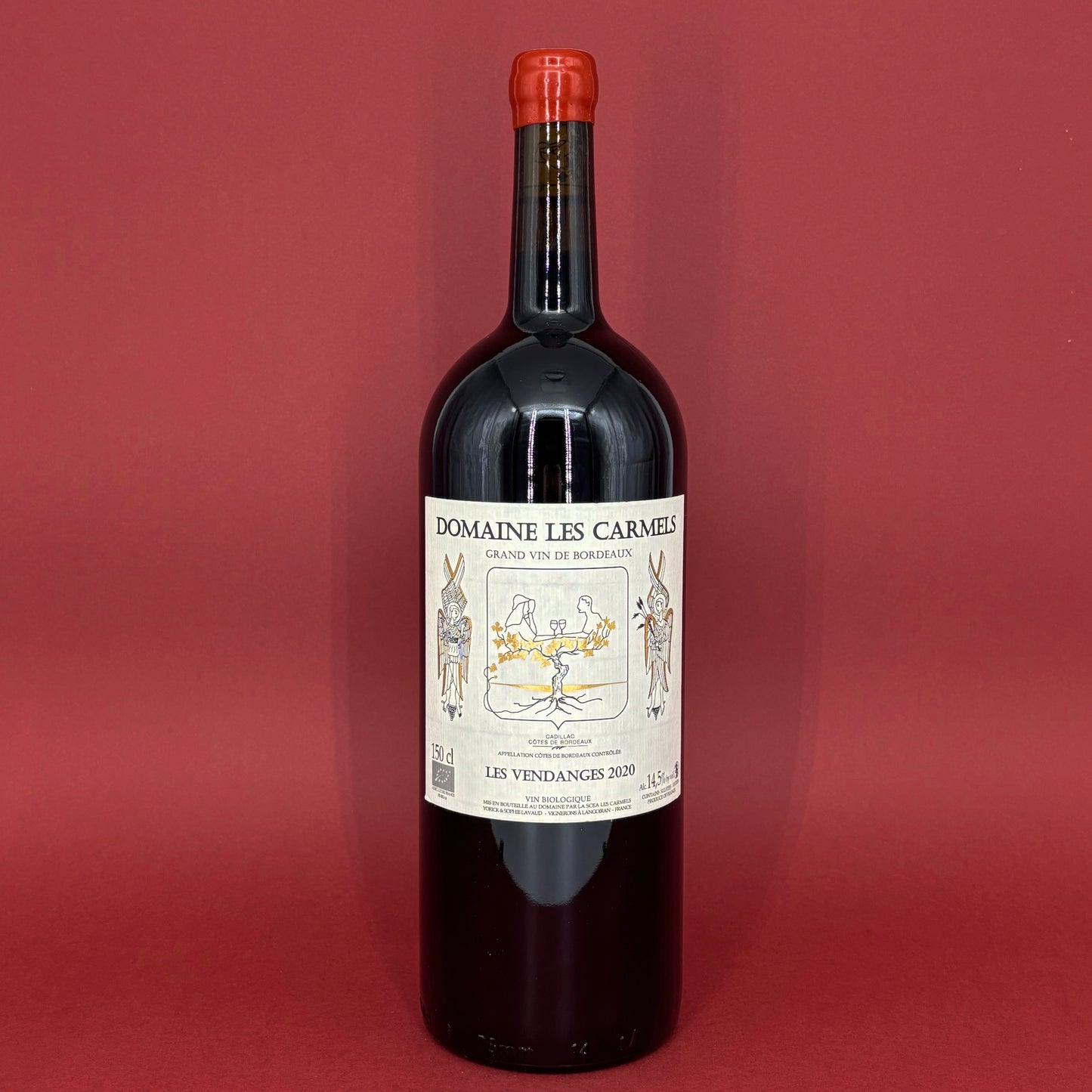 Les Vendanges - Cadillac - Les Carmels - Rouge - 2020 - 150cl