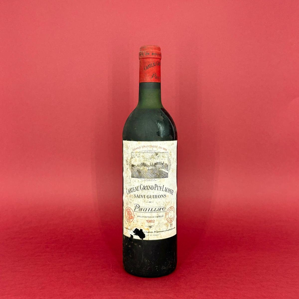 Saint Guirons - Pauillac - Château Grand-Puy-Lacoste - 1982 - rouge - 75cl