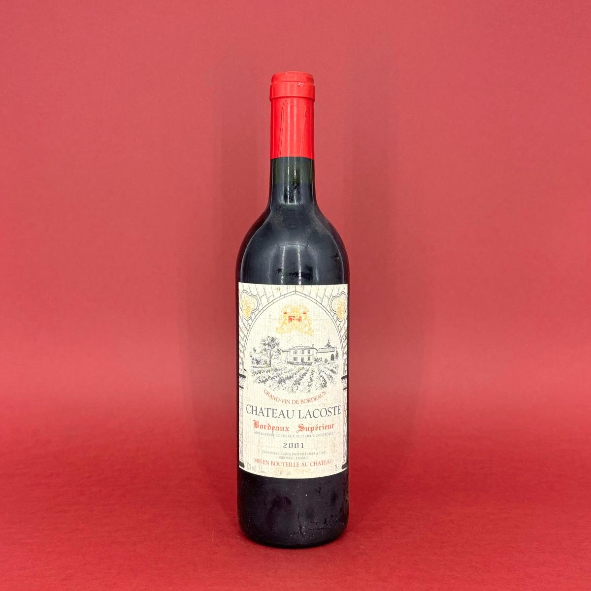 Château Lacoste - Bordeaux Supérieur - 2001 - Rouge - 75cl