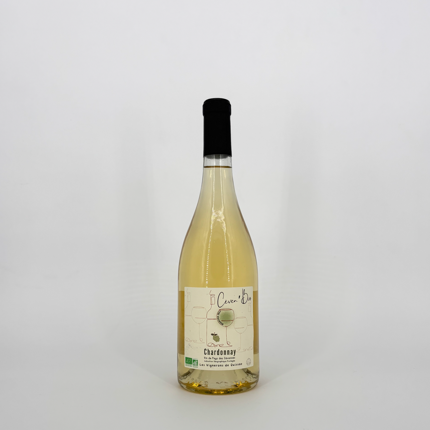 Chardonnay - Les Vignerons de Quissac - IGP des Cévennes - Blanc - 2023 - 75cl